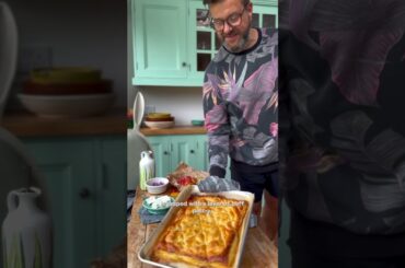 Upside Down Tomato, Feta & Chive Tart #recipe #tart #baking #cooking #upsidedown #easyrecipe