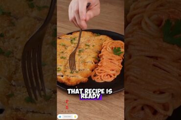 I learned this trick in Italy and now I only fry like this|#trendingshorts #food #chickenfillets
