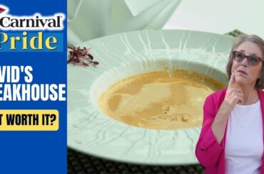 CARNIVAL PRIDE | David's Steakhouse: Fine Dining at Sea |#Shorts