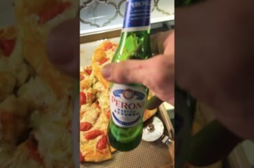 Arugula and Tomato Pizza #shorts #Peroni beer #Easy Italian