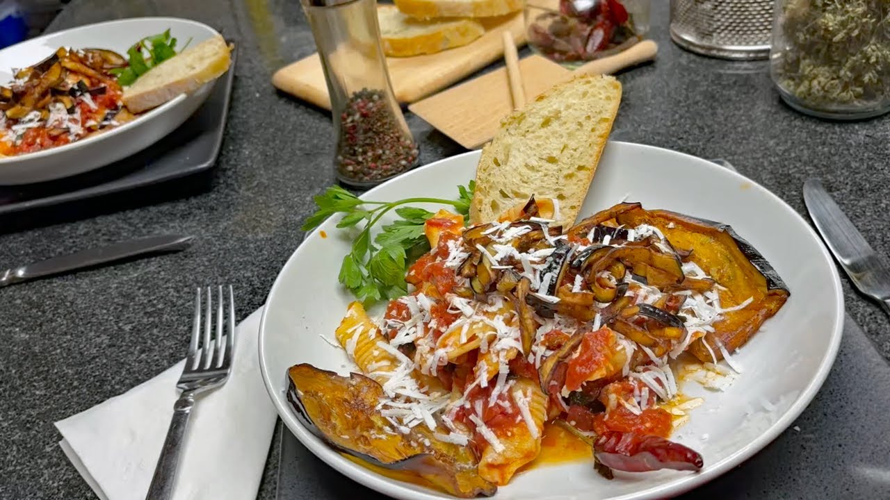 Pasta alla Norma with Fresh made Pasta Pasta alla Norma with Fresh made Pasta