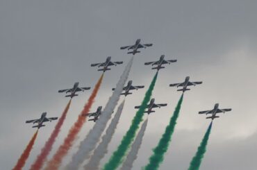 Italian Frecce Tricolori Jet Team. U.S. Tour. Sacramento. Must See. Saturday Airshow. 2024.4K 60fps.