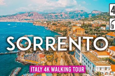 SORRENTO Walking Tour | Italy Immersive Video with Captions [4K/60fps]