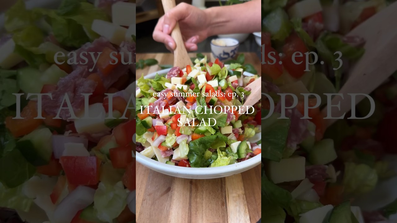 Italian Chopped Salad #salad #italianrecipes #summerrecipes Italian Chopped Salad #salad #italianrecipes #summerrecipes