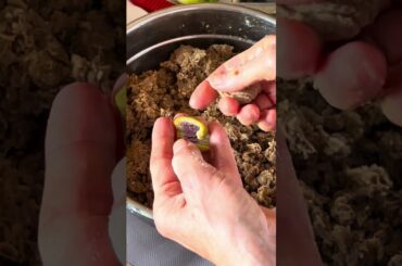 The best Italian stuffed olives!  #olive #italianfood #shorts