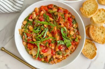 Italian-Style White Bean And Tomato Skillet Recipe