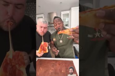 double stacked pizza #pizza #italian #funny #challenge #food @Lionfield @ChefRush@MrBeast