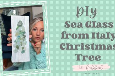 Seaglass from Italy Christmas Tree