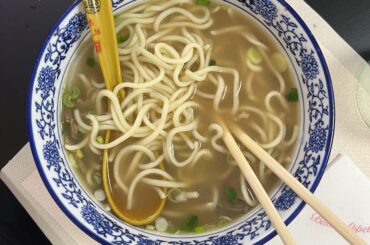 Noodle in soup, chinatown of Milano