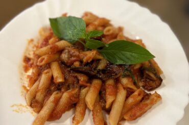 Pasta alla norma from Catania.