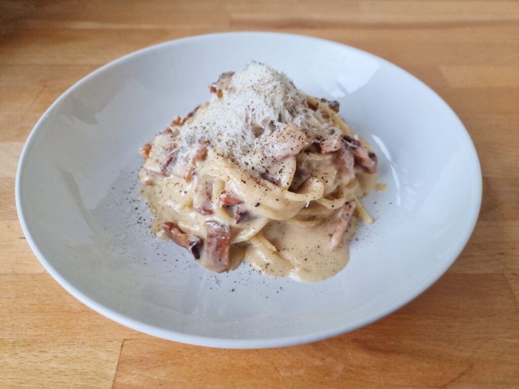 Making Carbonara with Guanciale has forever ruined Carbonara for me
