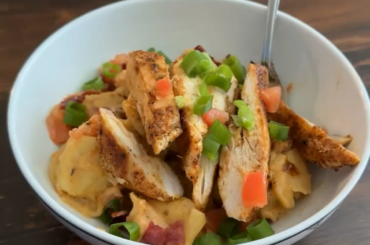 Blackened Chicken Cheese Tortellini with Cajun Sauce!