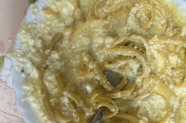 homemade Italian aglio olio🍝👅🤤