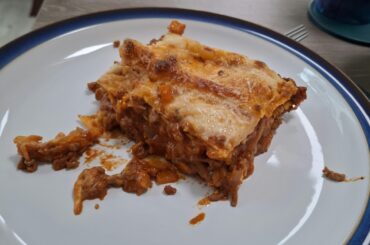 First attempt making lasagne!