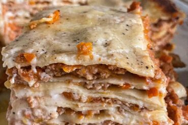 Creamy Lasagna (extra béchamel)