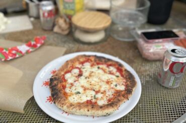 Testing the pizza oven for the first time in a while…
