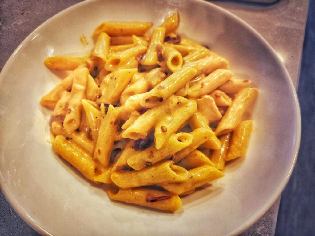 Chipotle Cream Penne w/ BBQ Chicken