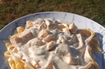 Made Alfredo from scratch and it's perfect 🤌