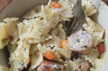 Even better reheated in a pan the next day!