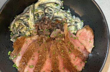 Wagyu bone marrow carbonara This was u believable (Wedding anniversary)