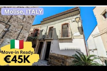 Stone Home for Sale in Molise ITALY. Move in Ready Stone Home with Balconies and Views Close to Sea