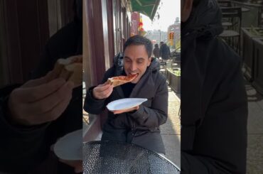 My Italian Husband tries his first Real NYC pizza