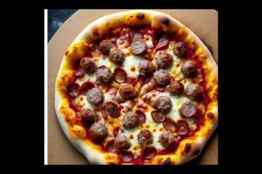 The BEST!! Homemade Cheese-Italian Sausage-Pepperoni Pizza