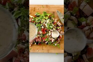 Creamy Italian Dressing | Healthy Olive Garden Copycat Recipe