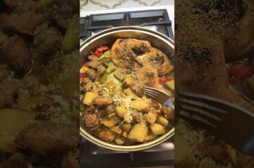 Chicken Scarpariello with Sausage #shorts #easy Italian #sauvignon Blanc