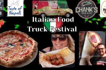 Italian FOOD TRUCK Festival at Monmouth Park Racetrack! NJ Italian food trucks!