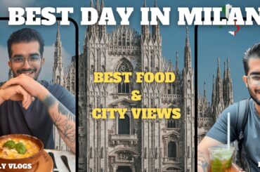 Exploring Milan: Italian Food, Starbucks Reserve | Italy Travel Vlog in Hindi