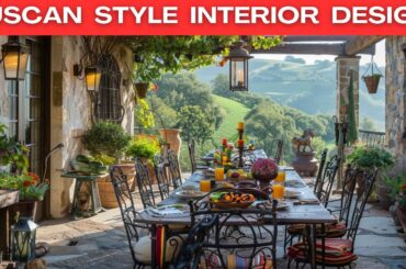 Tuscan Style Interior Design & Decor Ideas | Embracing Timeless Elegance