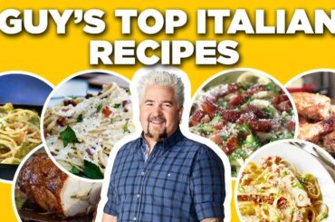 Guy Fieri's Top 10 Italian Recipe Videos | Guy's Big Bite | Food Network
