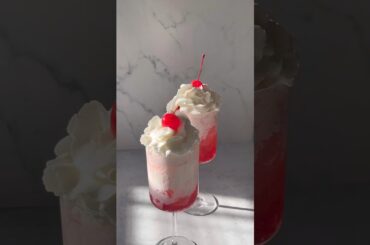 Cherry Italian cream soda!!