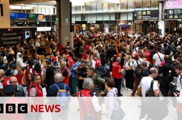 French train network hit by 'malicious' attacks before Olympics ceremony, rail firm says | BBC News