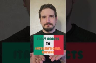 Italy reacts to international cuisine... #italy #reaction #food #comedy