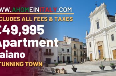 BARGAIN ITALIAN PROPERTY in a beautiful town with all amenities and good public transport links.
