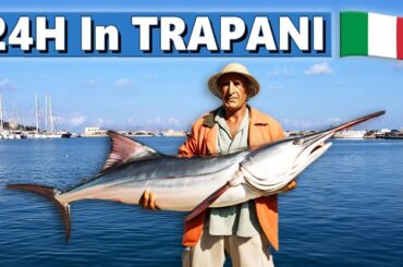 24 Hours Of Italian Food in TRAPANI, Sicily | Seafood Paradise & Incredible Local Pizza