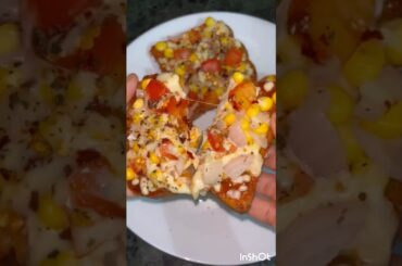 Bread pizza recipe |5 min pizza#desi#breadpizza #food #shorts#ashortaday #ytshorts#trending #viral