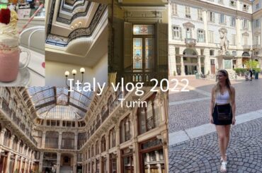 Italy vlog 2022 / Turin / Shopping / sightseeing / A lot of food