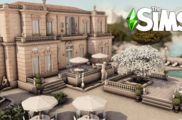 FLORENCE MOTEL in TARTOSA / The Sims 4 Speed Build