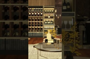Italian Villa Vineyard - Wine Cellar #shorts #sims4 #wine