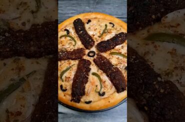 Delicious Seekh Kebab Pizza Recipe By Nadia's Kitchen #nadiaskitchen #recipe #seekhkebabpizza