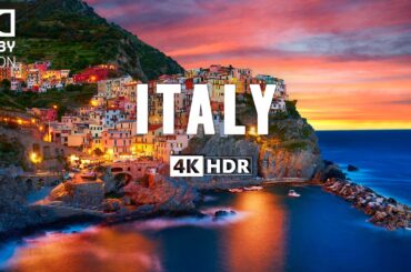 ITALY 4K ULTRA HD [60FPS] - Inspiring Cinematic Music With Beautiful Cityscape
