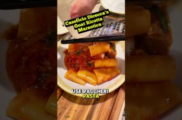 Elevated Sausage Pasta with Ricotta Marzotica From Puglia!!