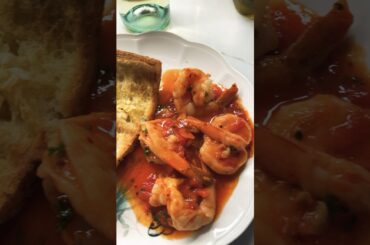 iloveitalian Shrimp Fra Diavolo #shorts #easy Italian #Pinot Grigio wine