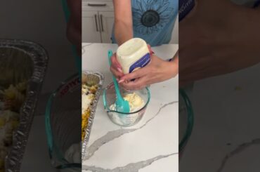 Yummy corn pasta salad