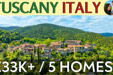 Houses For Sale in TUSCANY ITALY, 5 Italian Properties