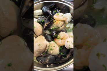 iloveitalian Frutti di Mare Recipe #shorts #easy Italian #pinot Grigio wine
