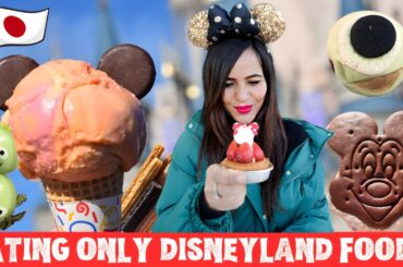 Eating only DISNEYLAND Foods for 24 HOURS *Satisfying*